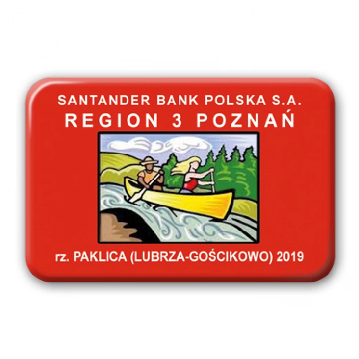 przypinka prostokąt Region 3