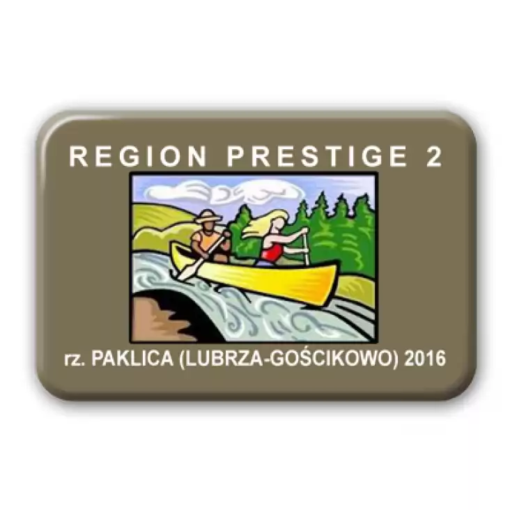 przypinka prostokąt Region Prestige 2