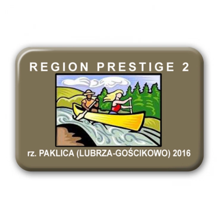 przypinka prostokąt Region Prestige 2