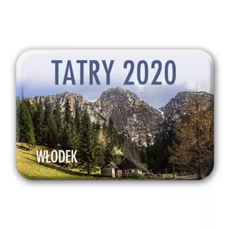 przypinka prostokąt Tatry 2020