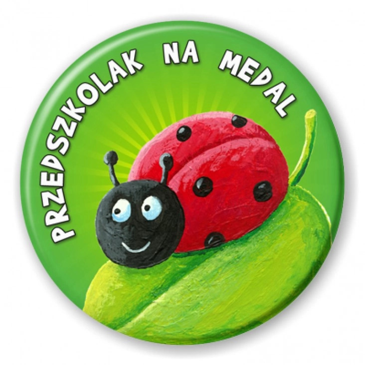 przypinka Przedszkolak na medal