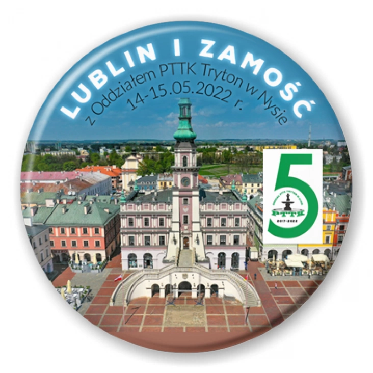 przypinka Rajd Lublin Zamość