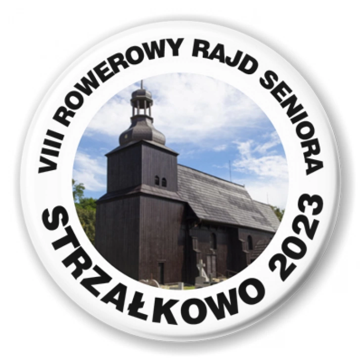 przypinka Rowerowy Rajd Seniora Strzałkowo 2023