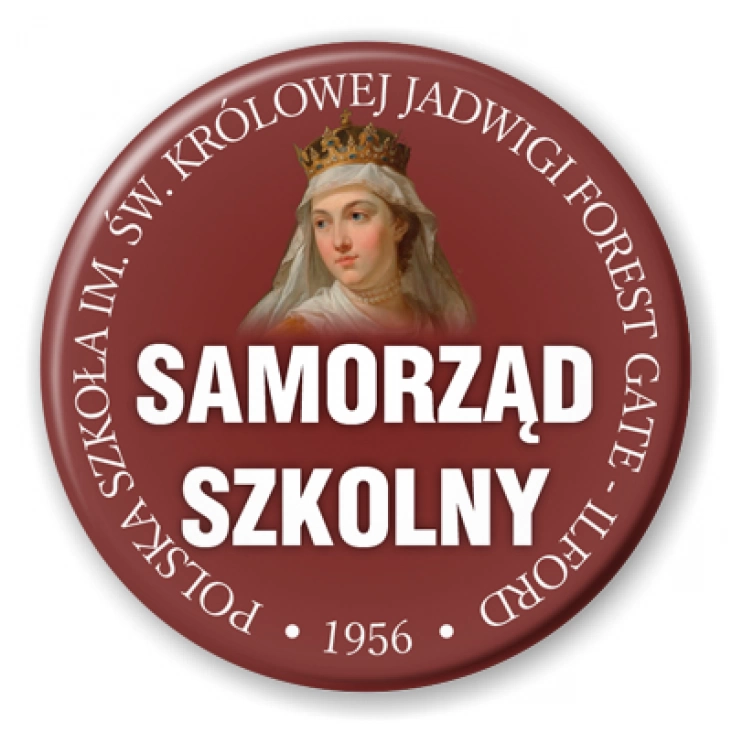 przypinka Samorząd Szkolny Szkoła Ilford