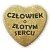 przypinka serce Człowiek o złotym sercu