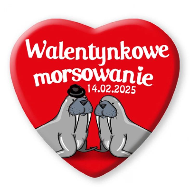 Walentynkowe morsowanie serce