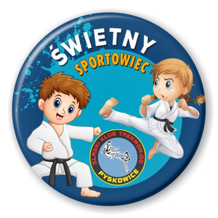 przypinka Śląski Klub Taekwon-do