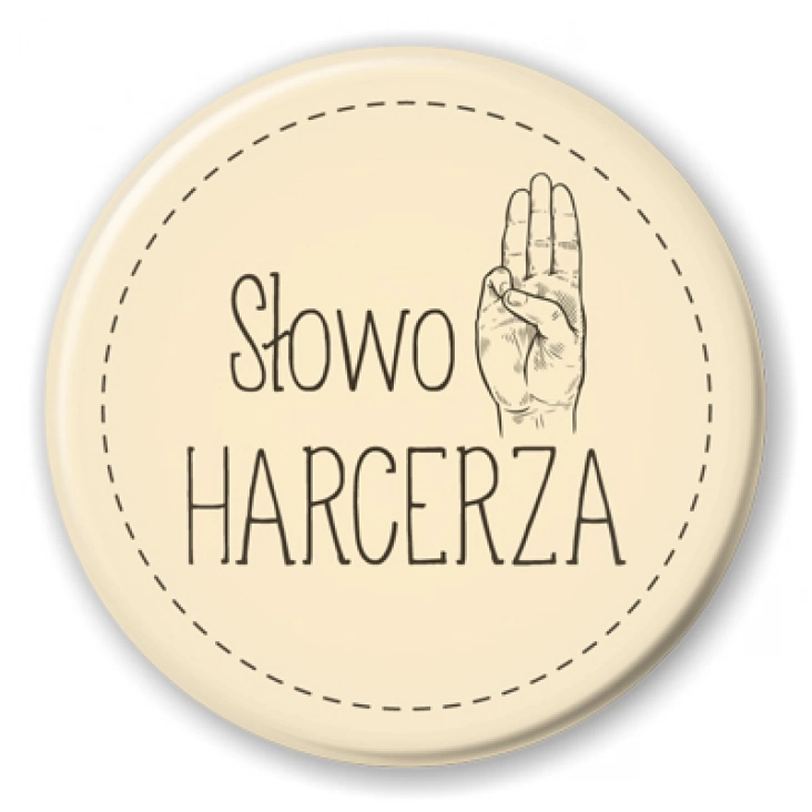 przypinka Słowo harcerza