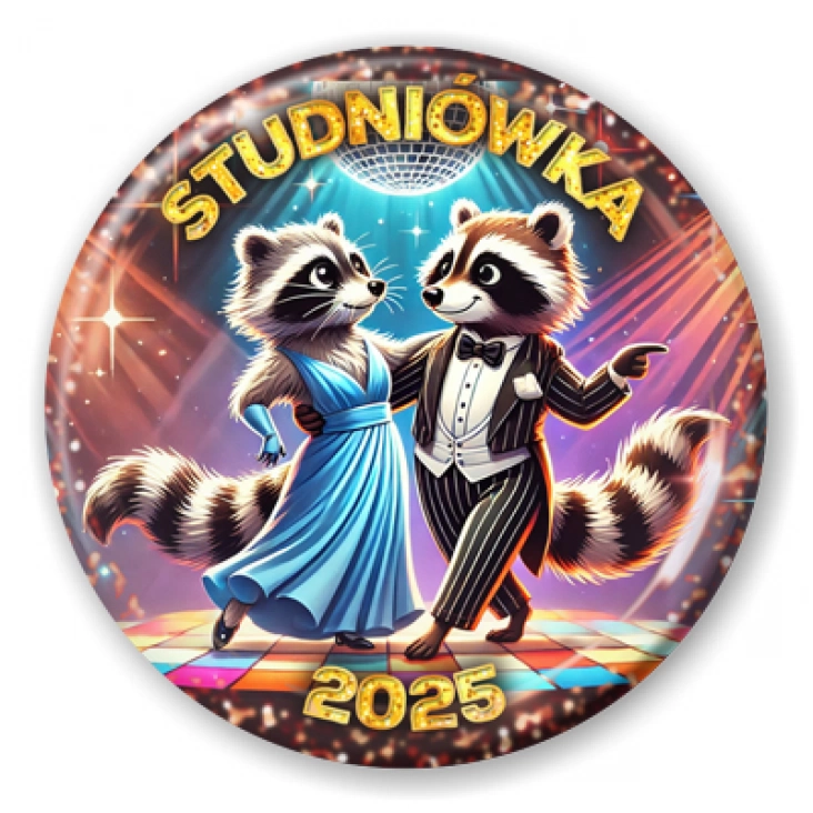 przypinka Studniówka szop Pedro