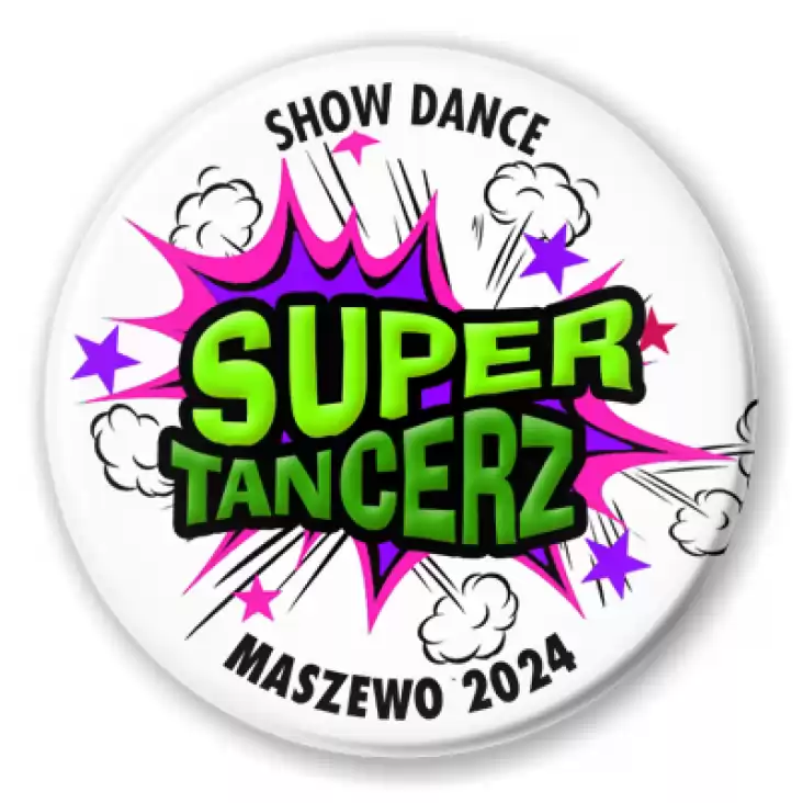 przypinka Super tancerz Show Dance Maszewo 2024