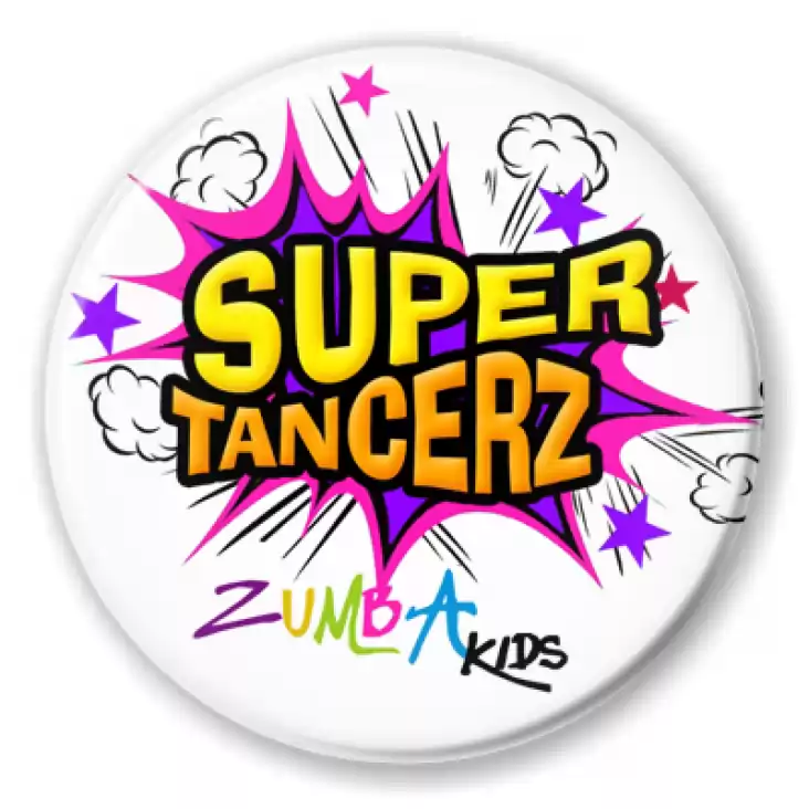 przypinka Super Tancerz Zumba Kids