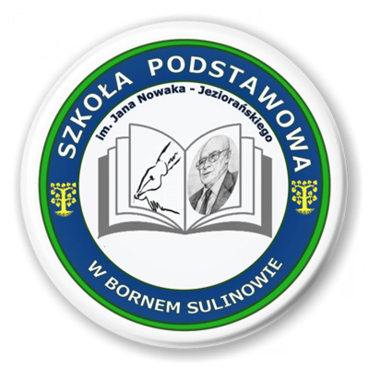 przypinka Szkoła Podstawowa w Bornem Sulinowie