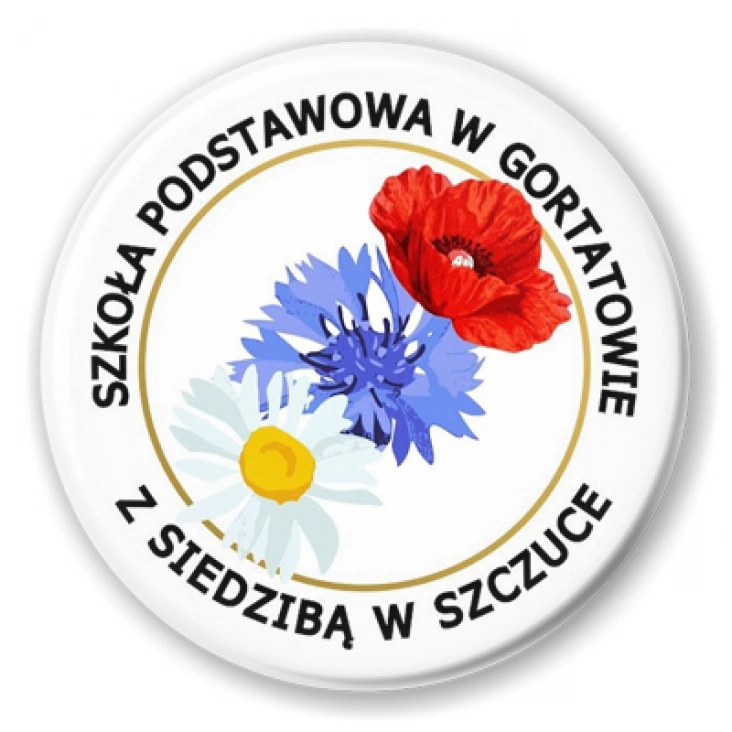 przypinka Szkoła Podstawowa w Gortatowie