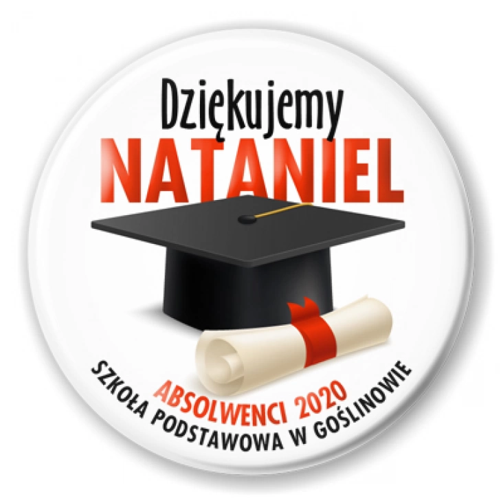 przypinka Szkoła Podstawowa w Goślinowie