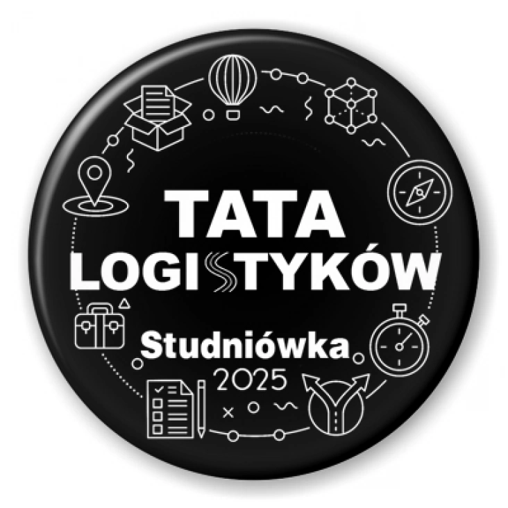 przypinka Tata logistyków studniówka