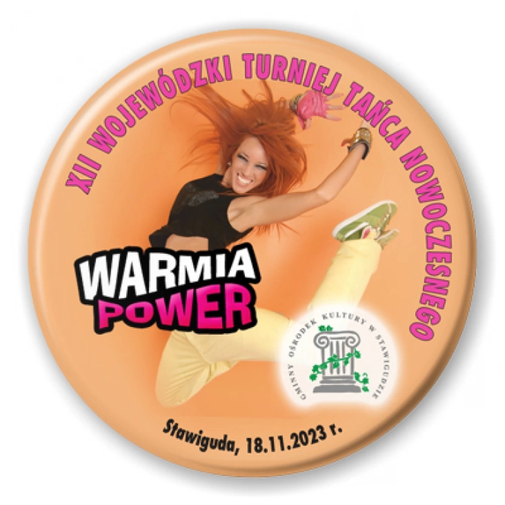 przypinka Warmia Power 2023