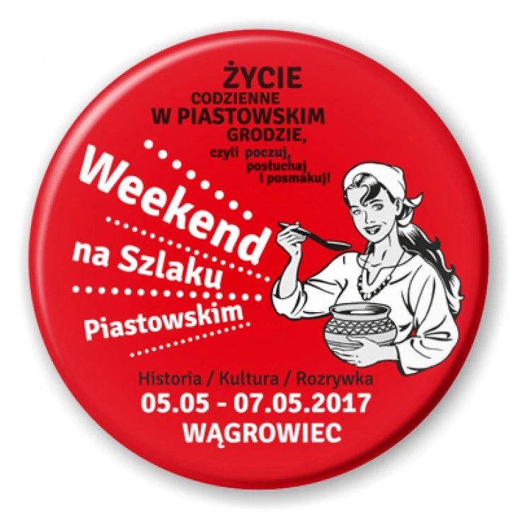 przypinka Weekend na szlaku