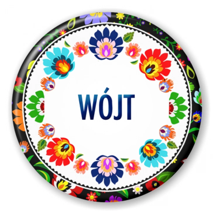 przypinka Wójt folk