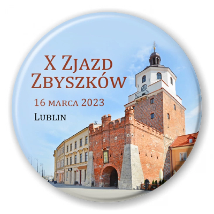 przypinka X Zjazd Zbyszków 2023