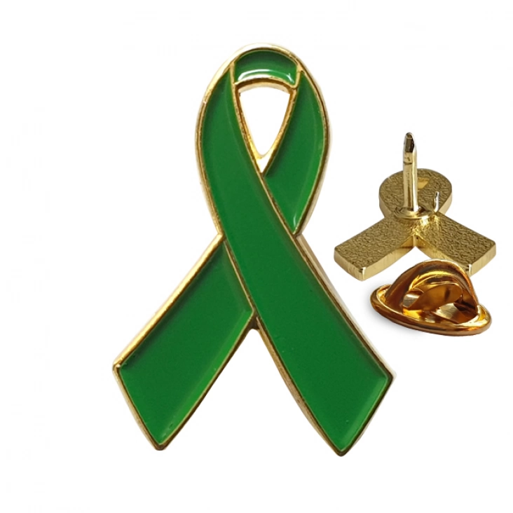 pins promoZielona wstążka 14x20mm