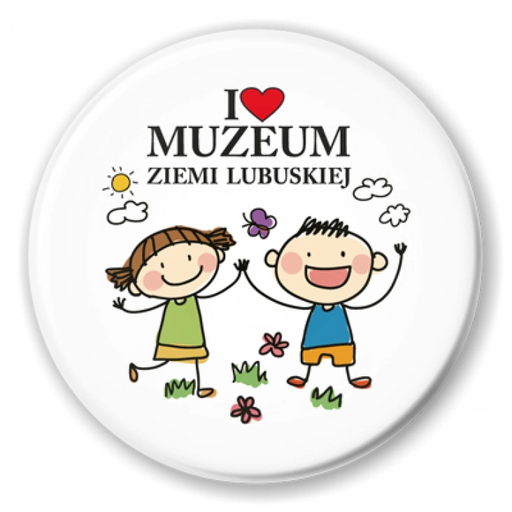 przypinka I love Muzeum Ziemi Lubuskiej
