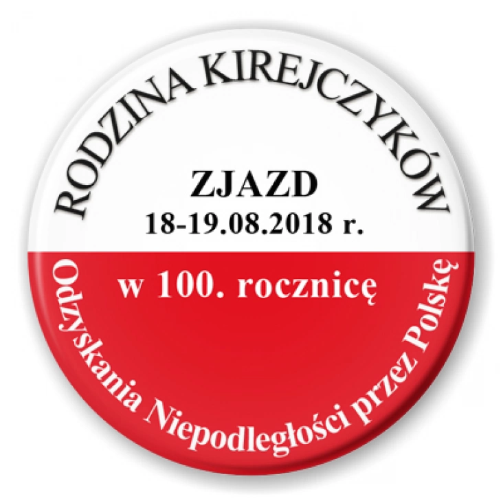 przypinka Rodzina Kirejczyków