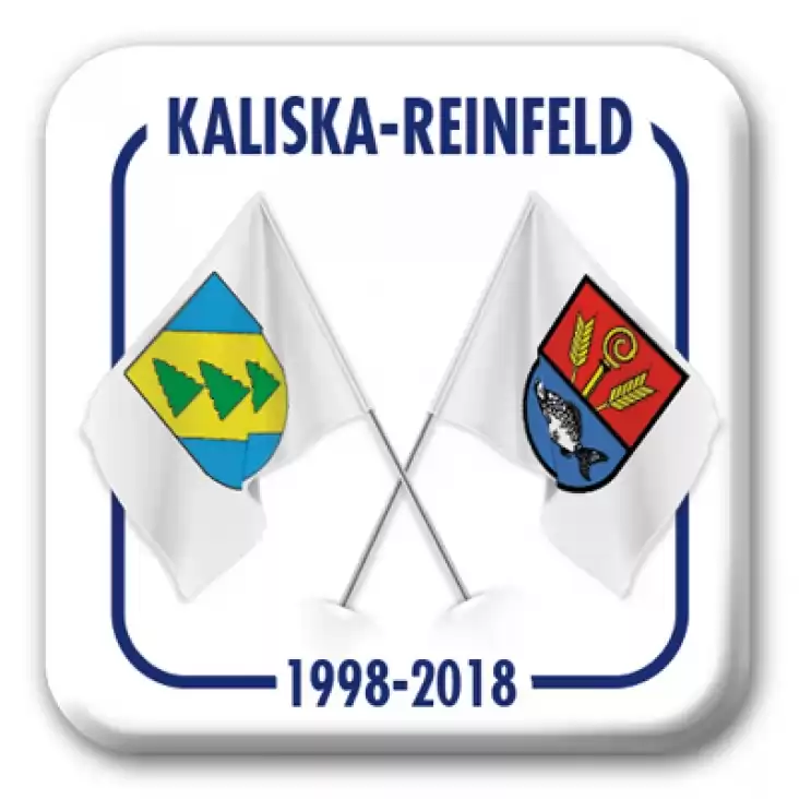 przypinka kwadrat Kaliska-Reinfeld
