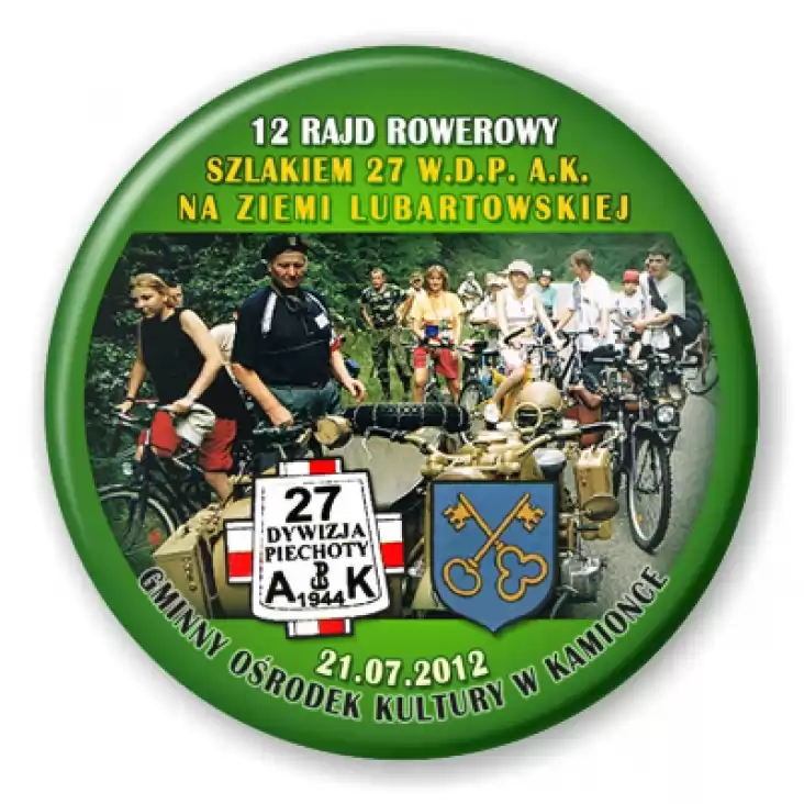 12 rajd rowerowy - Kamionka 2012