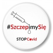 przypinka covid pandemia koronawirus strzykawka pandemia koronawirus strzykawka szczepienia covid