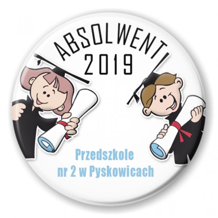 przypinka Absolwent 2019