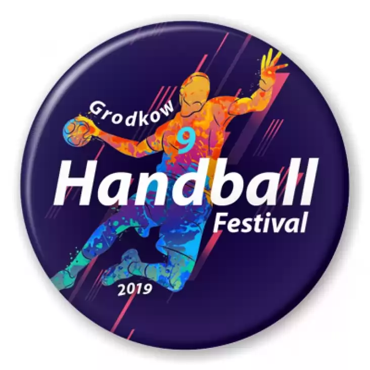 przypinka 9 Grodkow Handball Festival 2019
