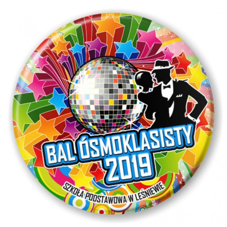 przypinka Bal Ósmoklasisty 2019