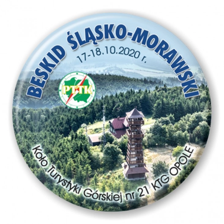 przypinka Beskid Śląsko-Morawski