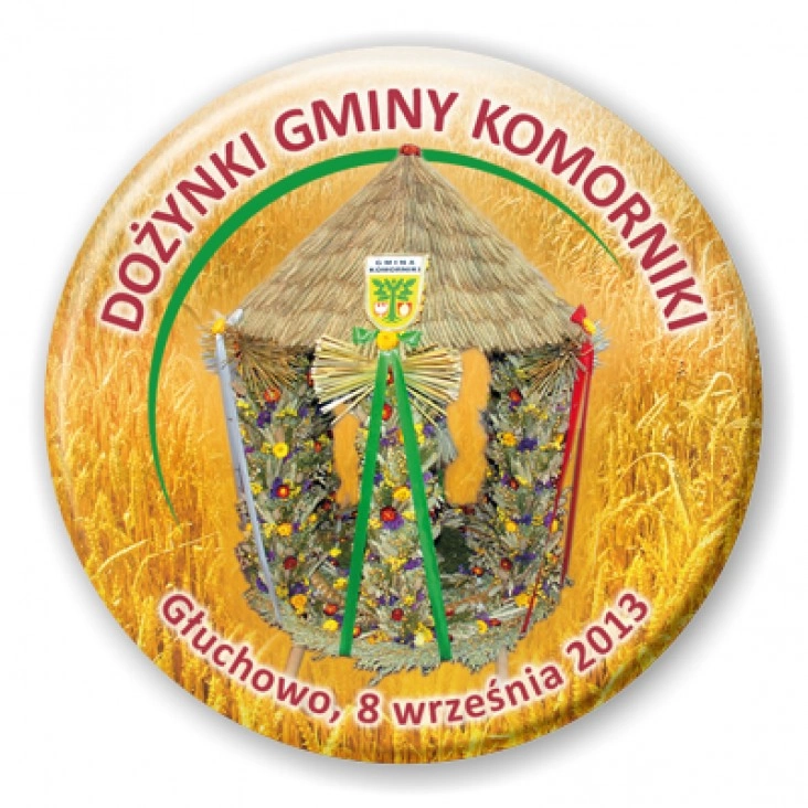 przypinka Dożynki Gminy Komorniki 2013