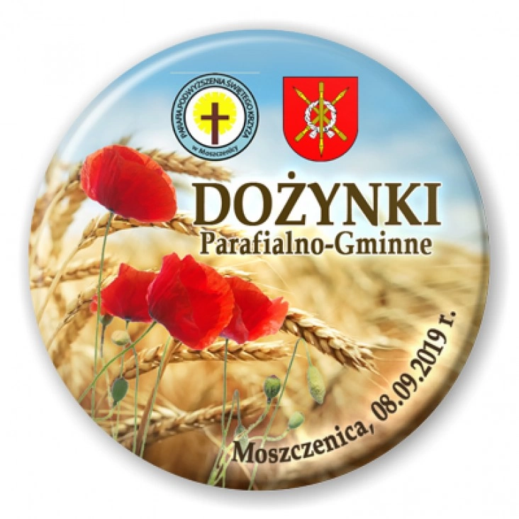 przypinka Dożynki Parafialno-Gminne