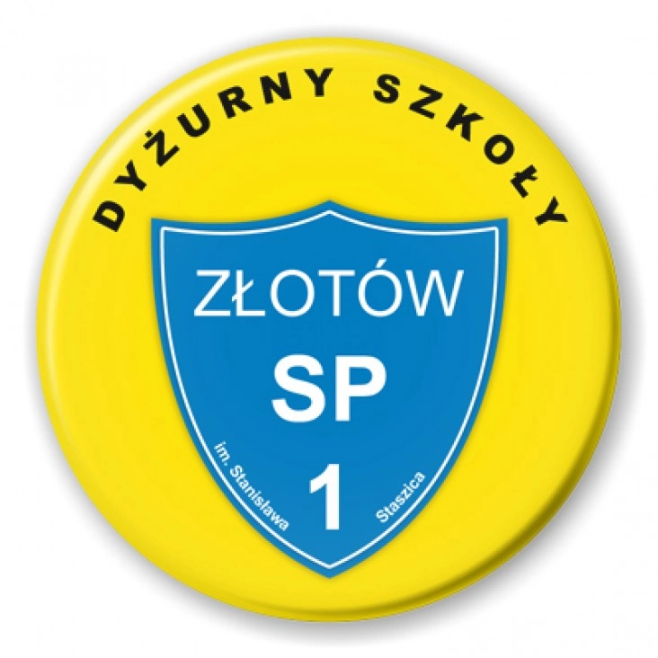 przypinka Dyżurny Szkoły