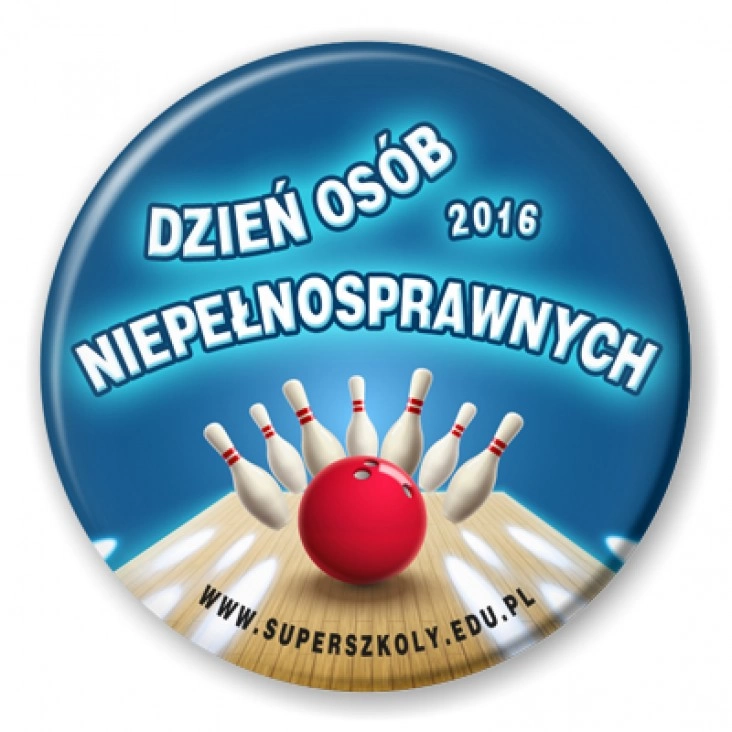 przypinka Dzień Osób Niepełnosprawnych 2016