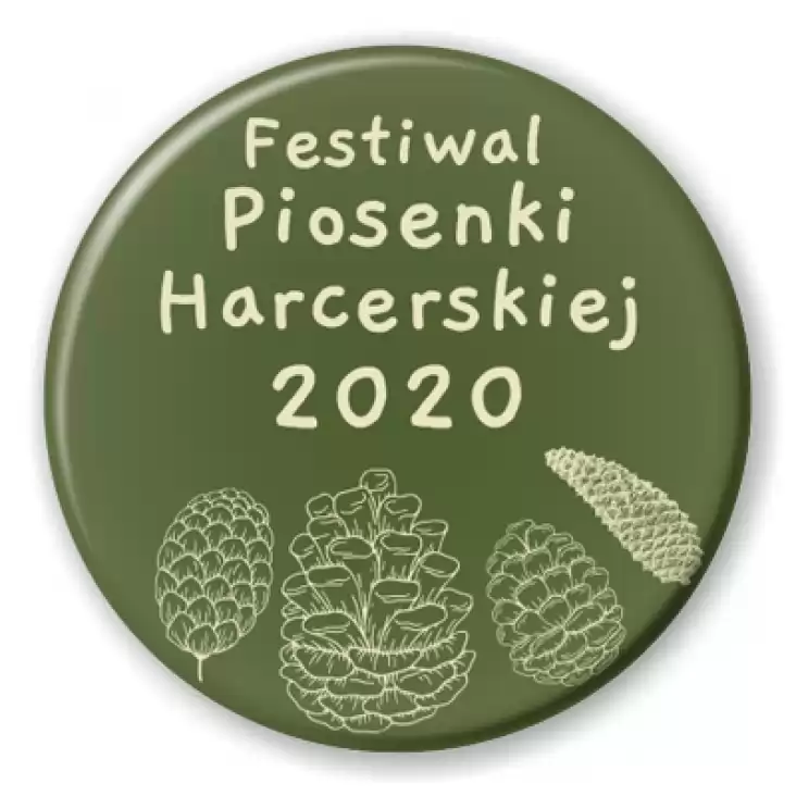 przypinka Festiwal Piosenki Harcerskiej 2020
