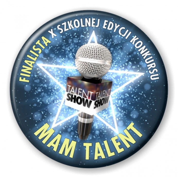 przypinka Finalista Mam Talent