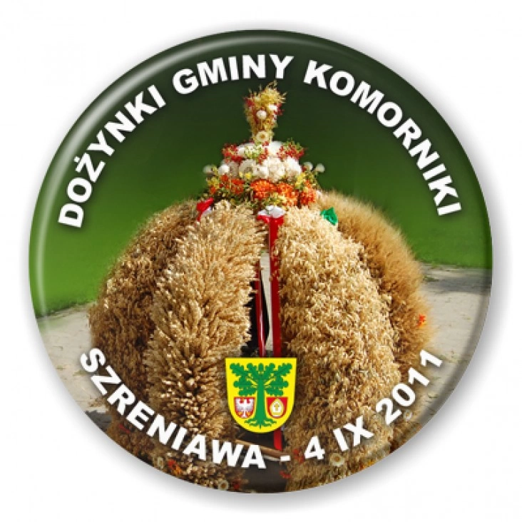 przypinka Gmina Komorniki - Dożynki 2011