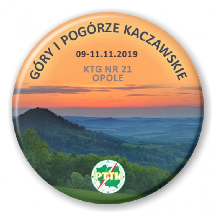 przypinka Góry i Pogórze Kaczawskie