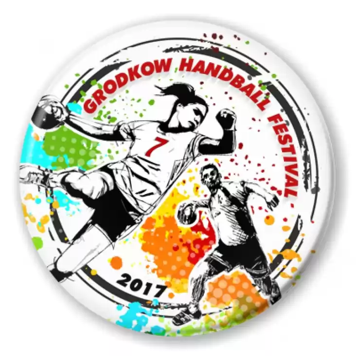 przypinka Handball Festiwal 2017