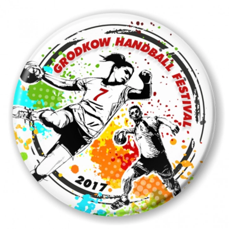 przypinka Handball Festiwal 2017