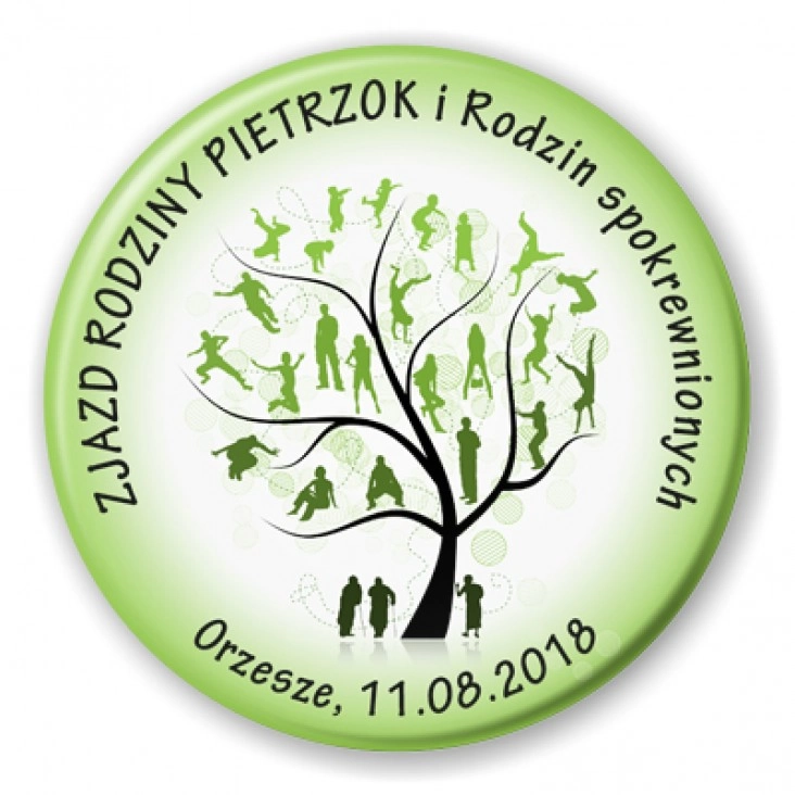 przypinka I Zjazd Rodziny Pietrzok