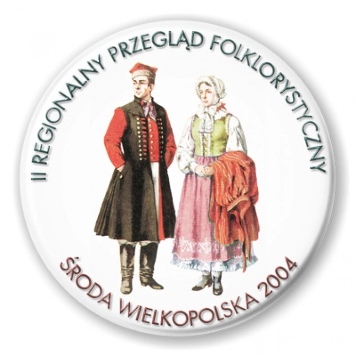 przypinka II Regionalny Przegląd Folklorystyczny