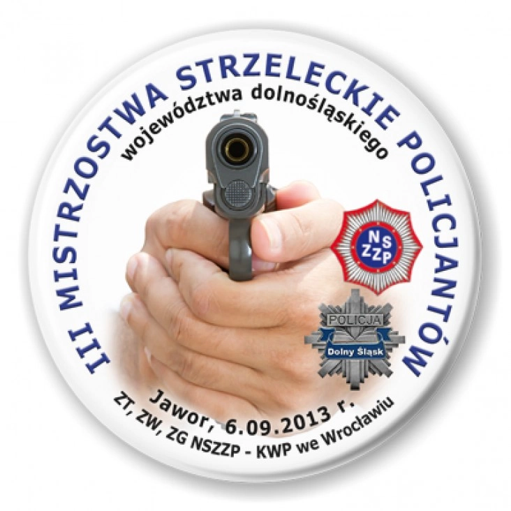 przypinka III Mistrzostwa Strzeleckie Policjantów
