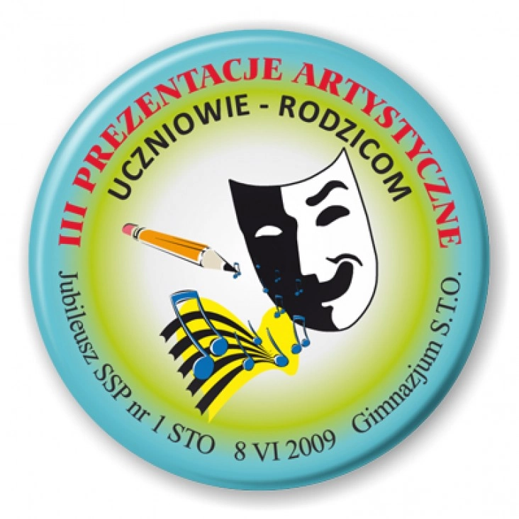 przypinka III Prezentacje Artystyczne Uczniowie-Rodzicom