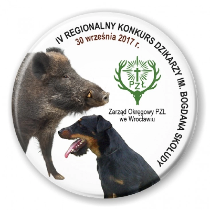 przypinka IV Regionalny Konkurs Dzikarzy