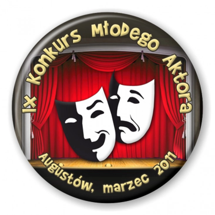 przypinka IX Konkurs Młodego Aktora