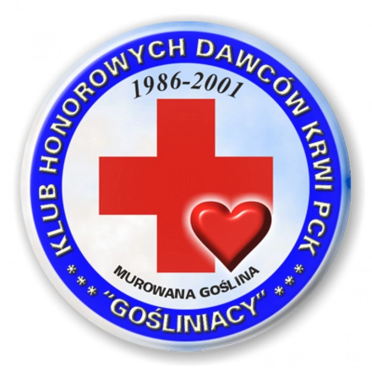 przypinka Klub Honorowych Dawców Krwi 